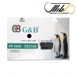 کارتریج جی اند بی اچ پی G&B HP 650A Black CE270A