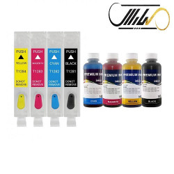 کارتریج قابل شارژ جوهر افشان اپسون   T01281- T01284