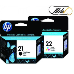 کارتریج های جوهرافشان 21 و 22 اچ پی مشکی و رنگی