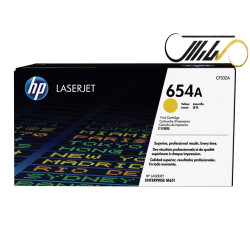 کارتریج لیزری زرد اچ پی مدل HP 654A