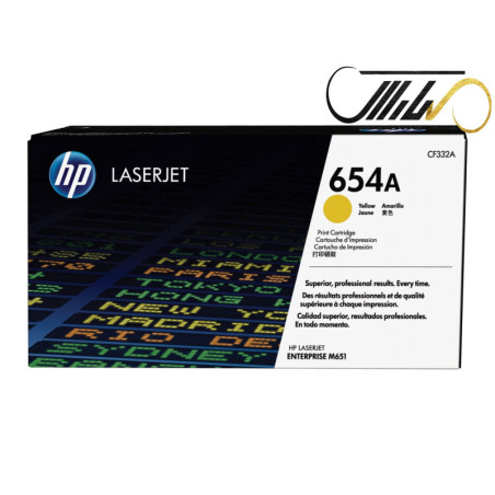 کارتریج لیزری زرد اچ پی مدل HP 654A