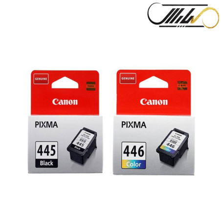 ست کارتریج جوهرافشان مشکی و رنگی کانن CANON PG 445-446