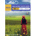 کاغذ گلاسه مگا 135 گرم سایز A4