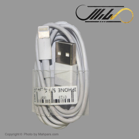 کابل آیفونی 5/6 بدون پک