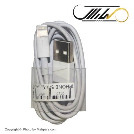 کابل آیفونی 5/6 بدون پک