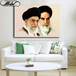 تابلو شاسی طرح امام خمینی و رهبر آقا خامنه ای مدل 102