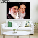 تابلو شاسی طرح امام خمینی و رهبر آقا خامنه ای مدل 103
