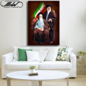 تابلو شاسی طرح امام خمینی و رهبر آقا خامنه ای مدل 105