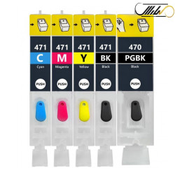 کارتریج جوهر افشان قابل شارژ کانن 470-471